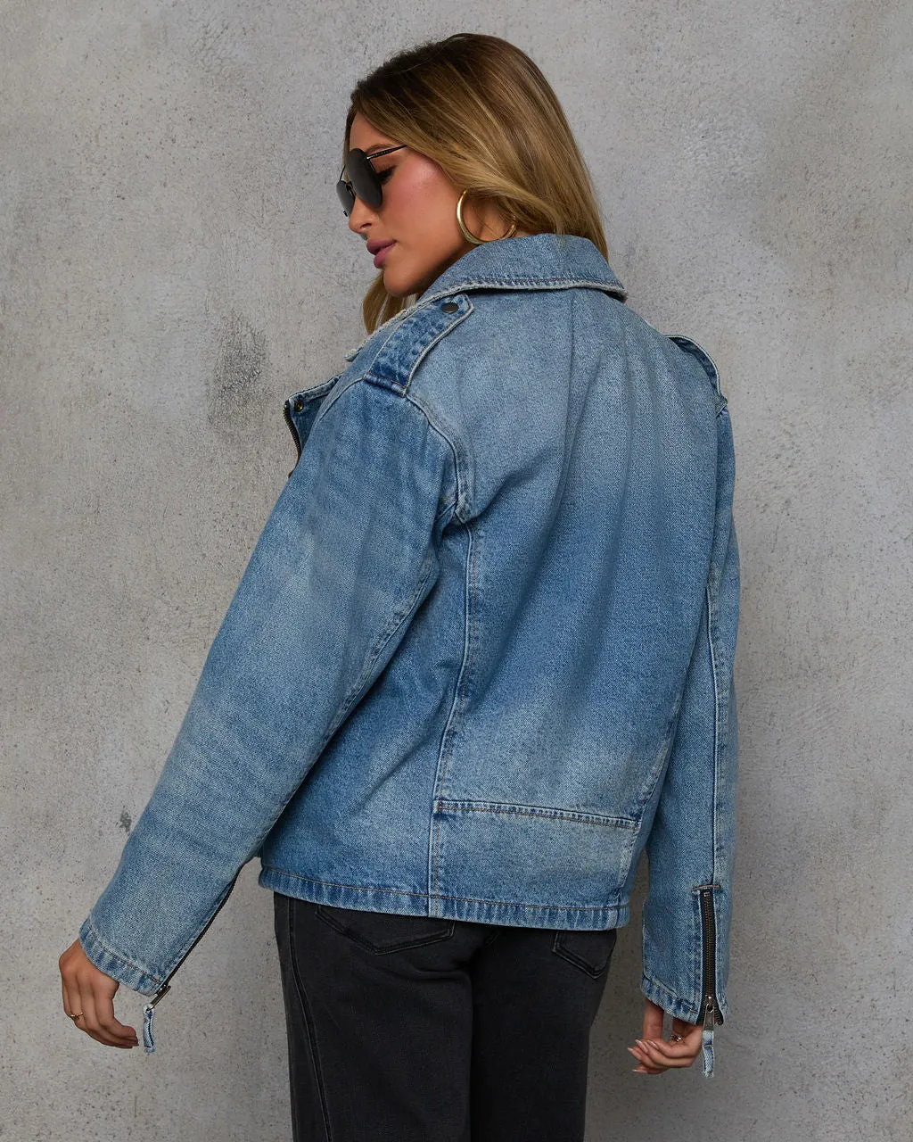 All Set Relaxed Denim Jacket