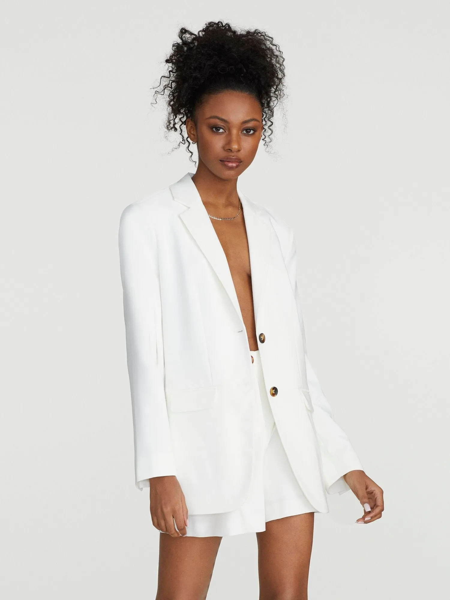 Amberle Oversized Single-Breasted Blazer