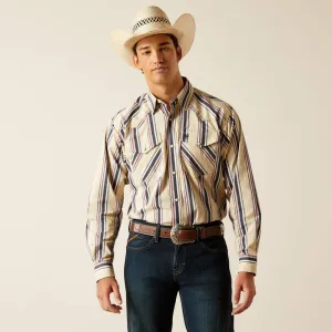 Ariat Men's Phillip Classic Fit Shirt Beige 10048435