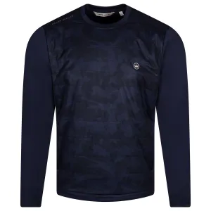 Bond Elite Crew Neck Hybrid Jacket Camo Navy - AW24