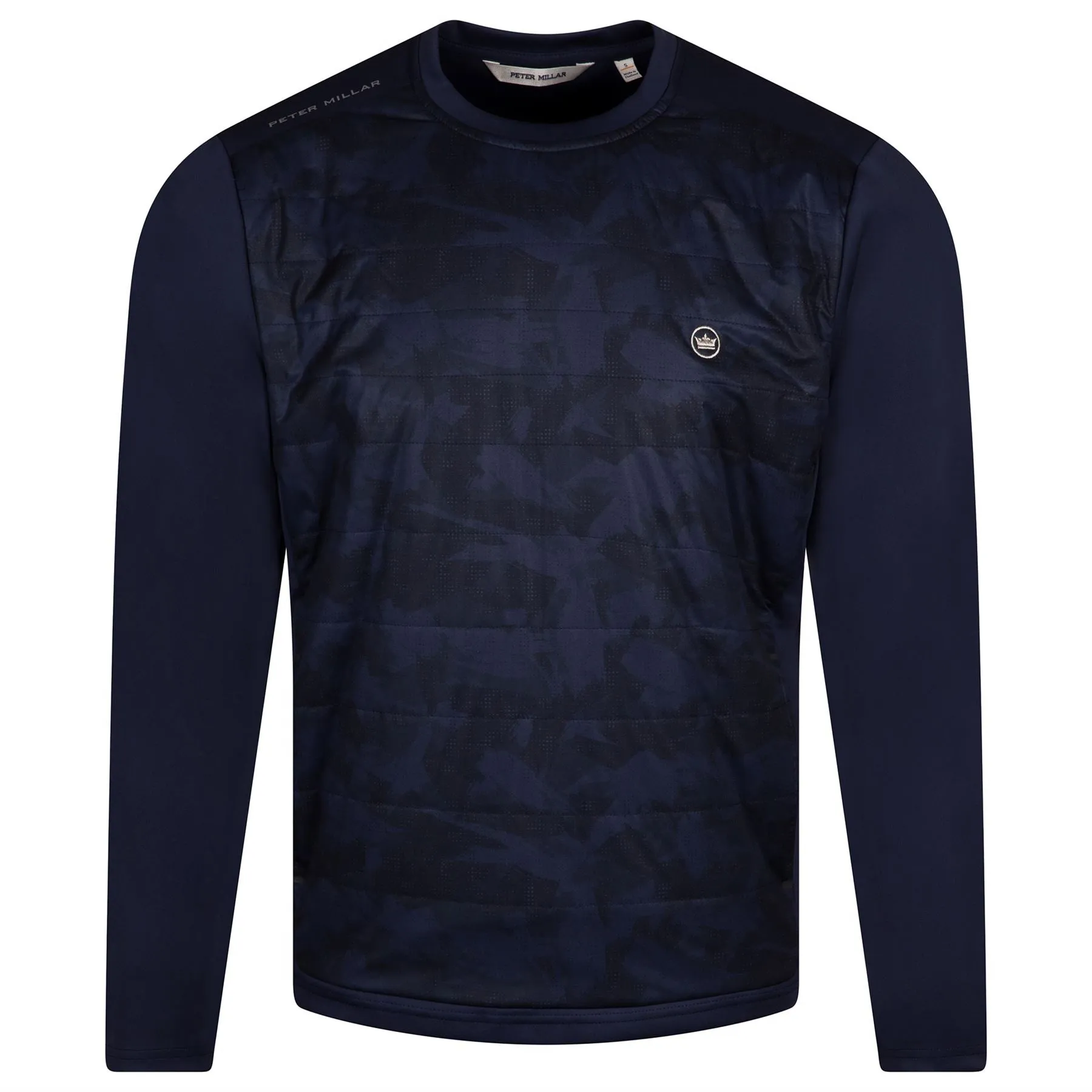 Bond Elite Crew Neck Hybrid Jacket Camo Navy - AW24