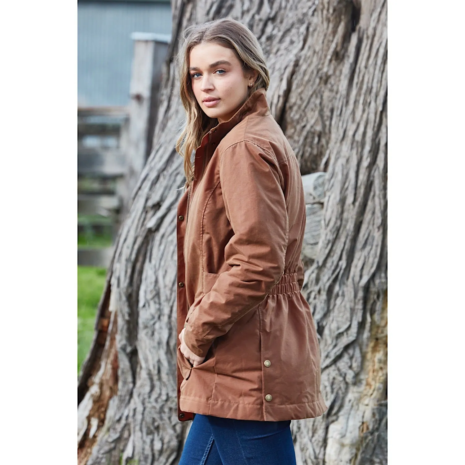 Burke & Wills Women's Darling Jacket - Dark Camel