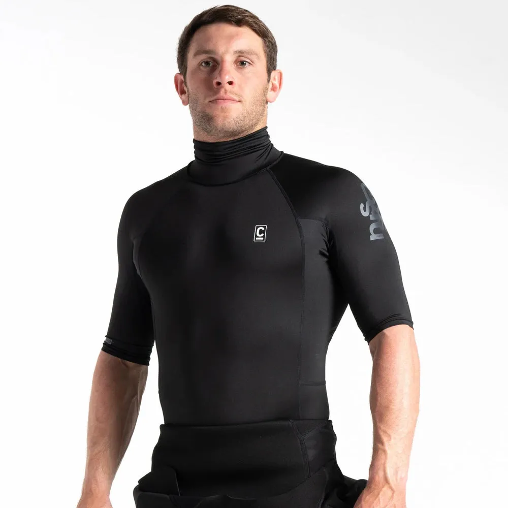 C Skins UV Skins Short Sleeved Turtle Neck Rash Vest