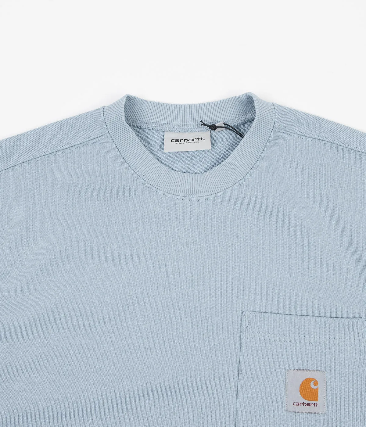 Carhartt Pocket Crewneck Sweatshirt - Frosted Blue