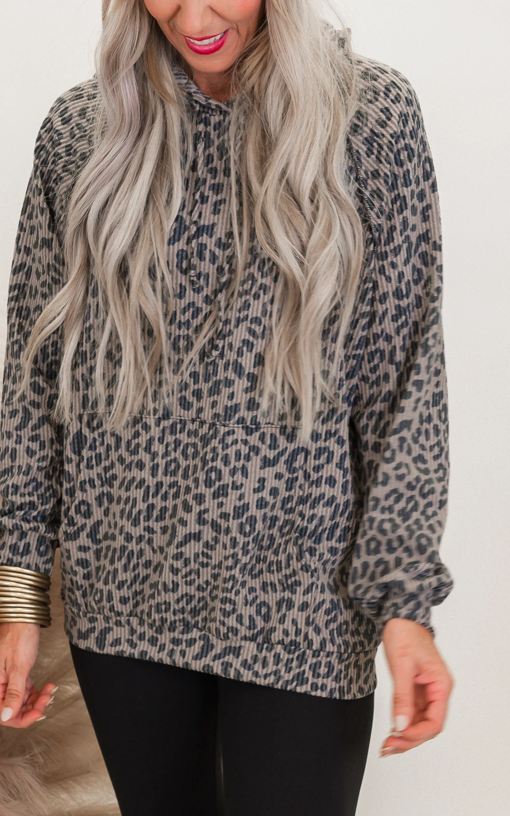 Coco Leopard Urban Puff Sleeve Top