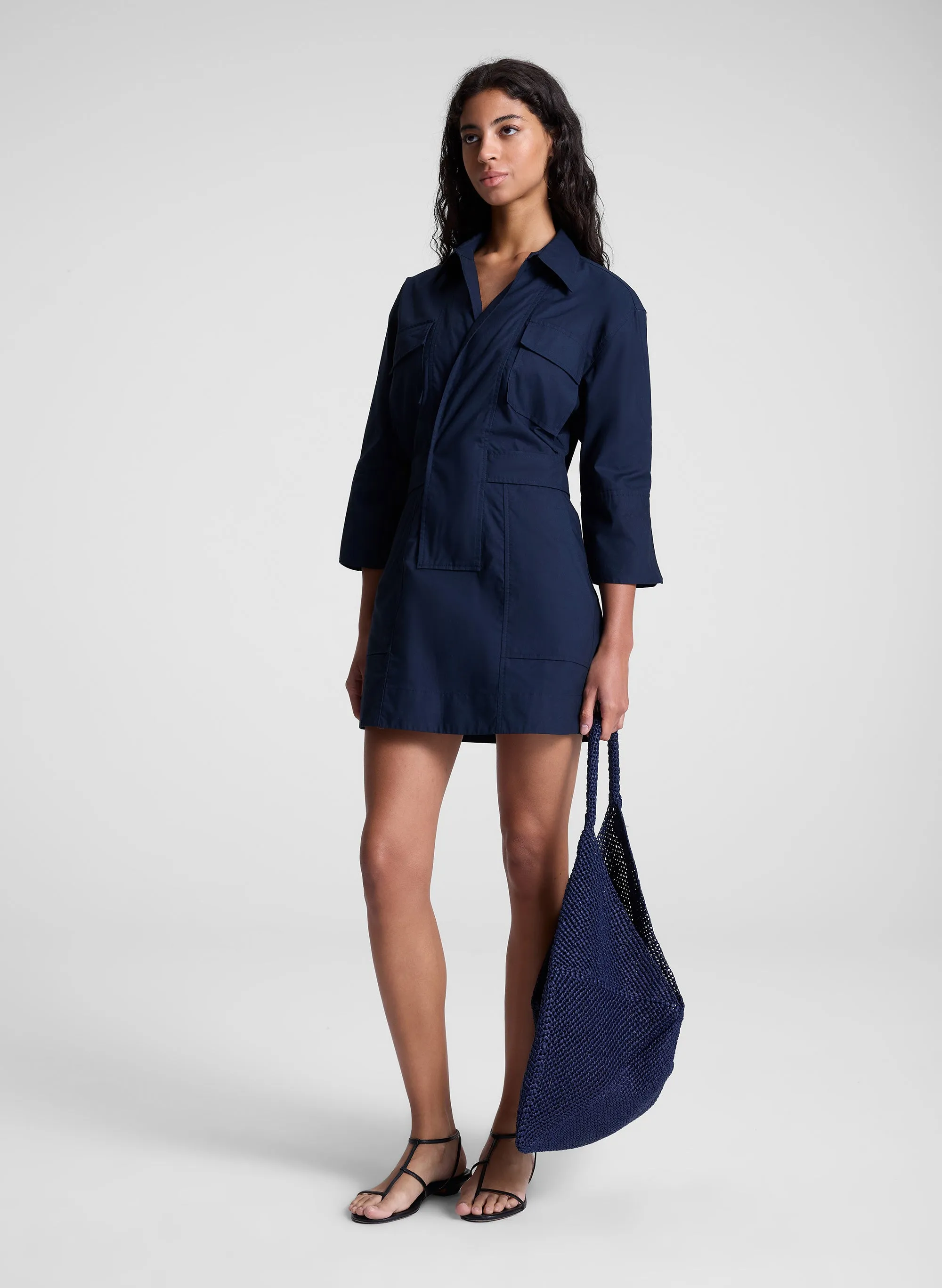 Evan Mini Shirt Dress