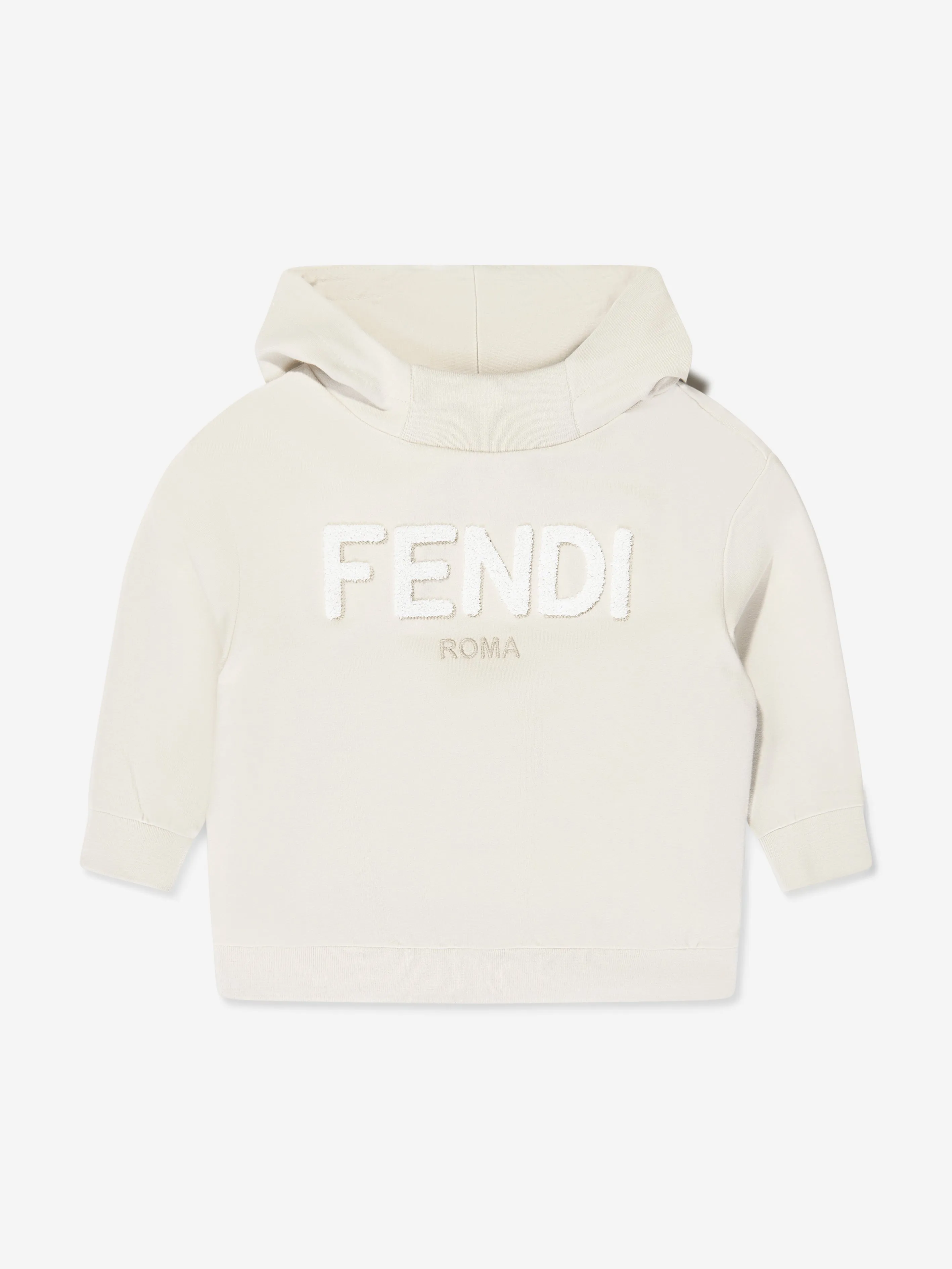 Fendi Baby Bear Hoodie in Beige