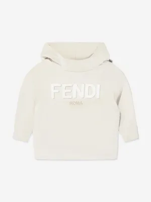 Fendi Baby Bear Hoodie in Beige