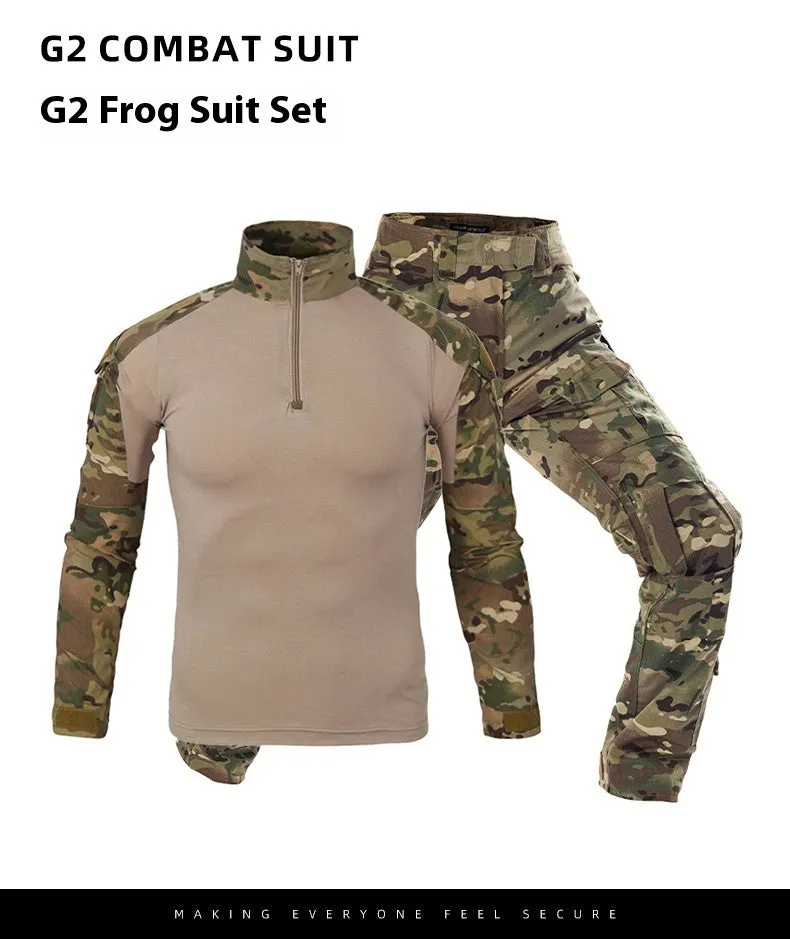 G2 Men’s Camouflage Outdoor Training Suit – Tactical and Durable