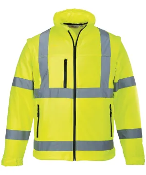 Hi-vis softshell jacket (3L) (S428) | Yellow