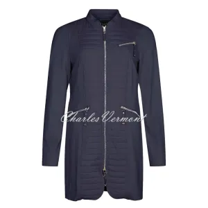 I'cona Longline Jacket - Style 67041-60012-690 (Navy Blue)