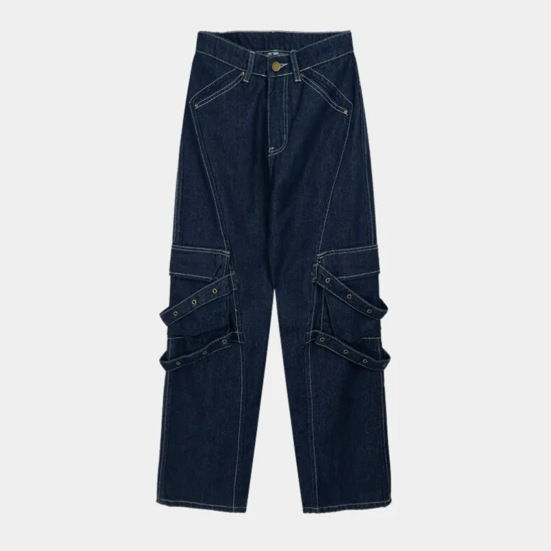 Jean cargo homme coupe ample