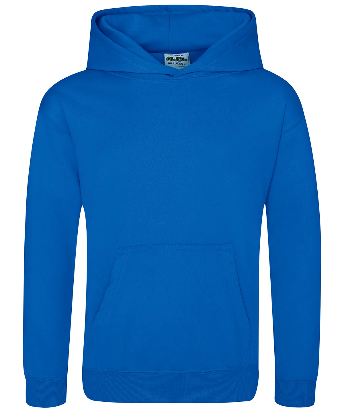 Kids sports polyester hoodie | Royal Blue