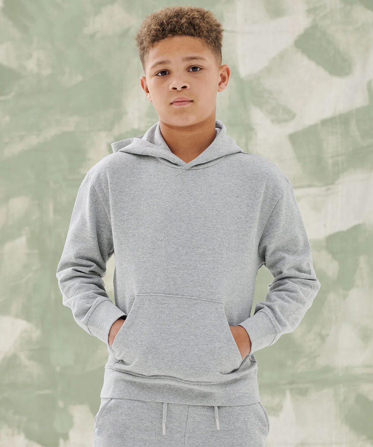 Kids sustainable fashion hoodie | Khaki