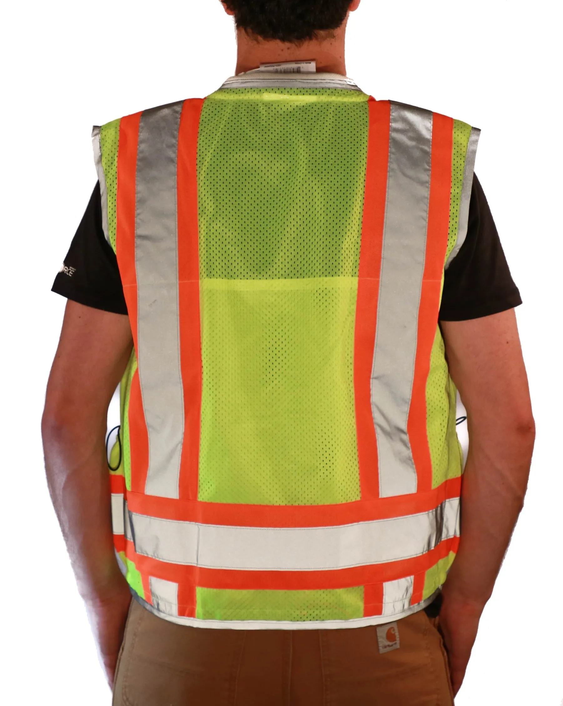 Majestic Class 2 Two Tone Surveyor Vest_Hi-Vis Green