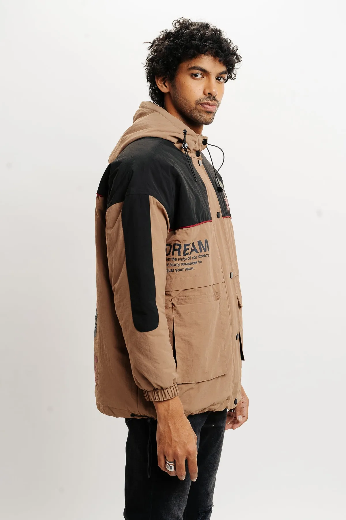 Men's Rust Puffer Jacket