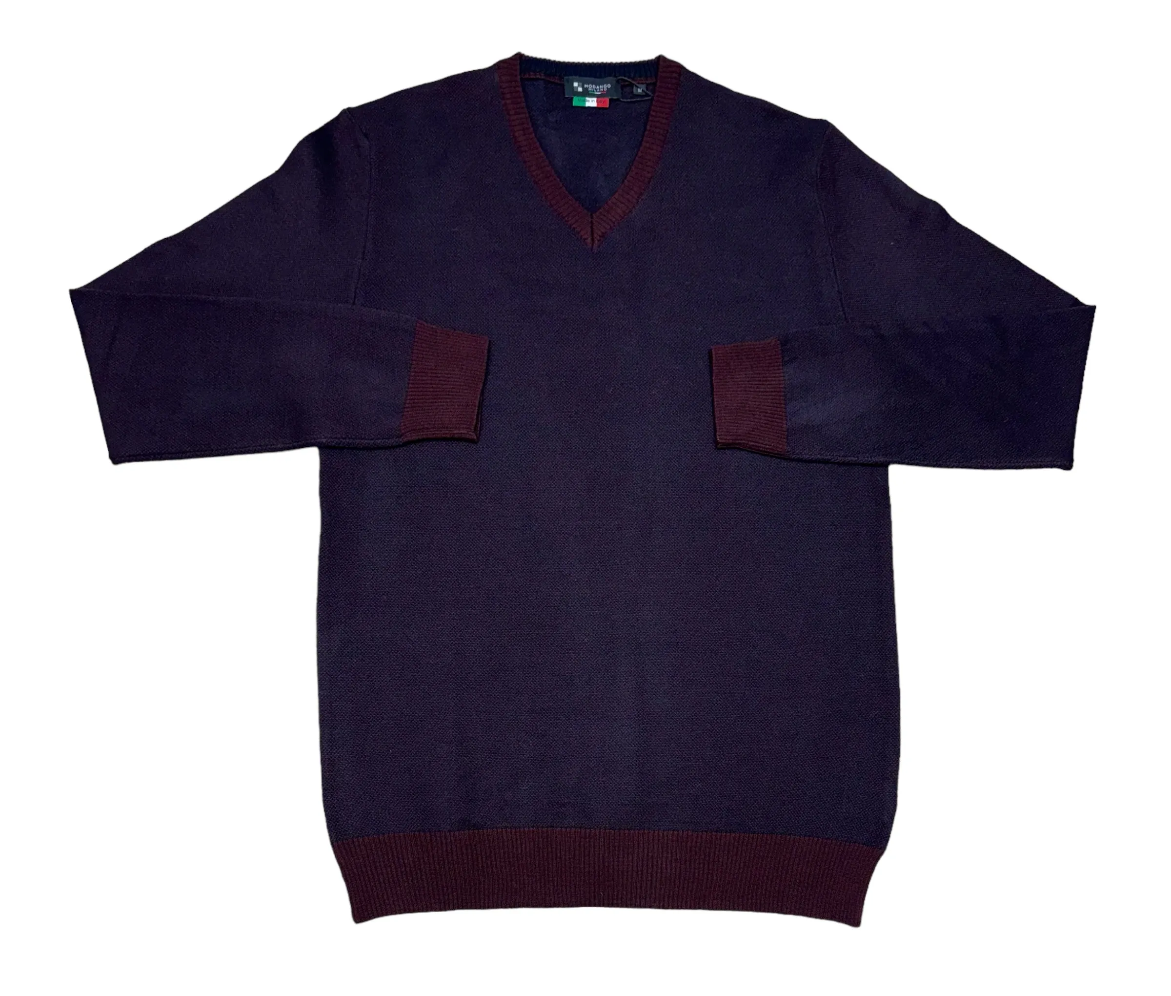 Modango Sweater V-Neck | Burgandy