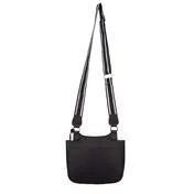 Navy Flip Lock Web Handle Cross Body