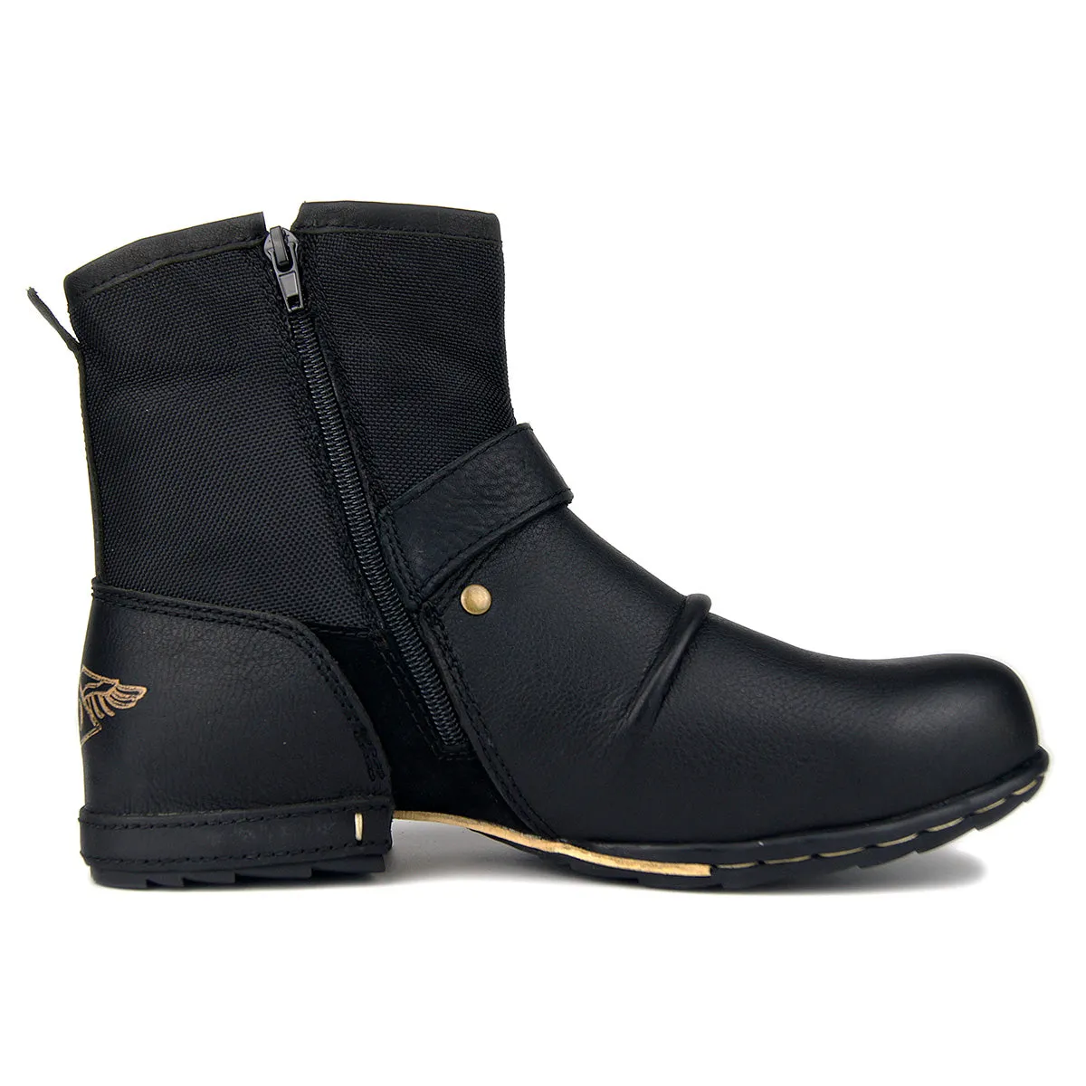 Otto's Leather Motorcycle Biker Boots