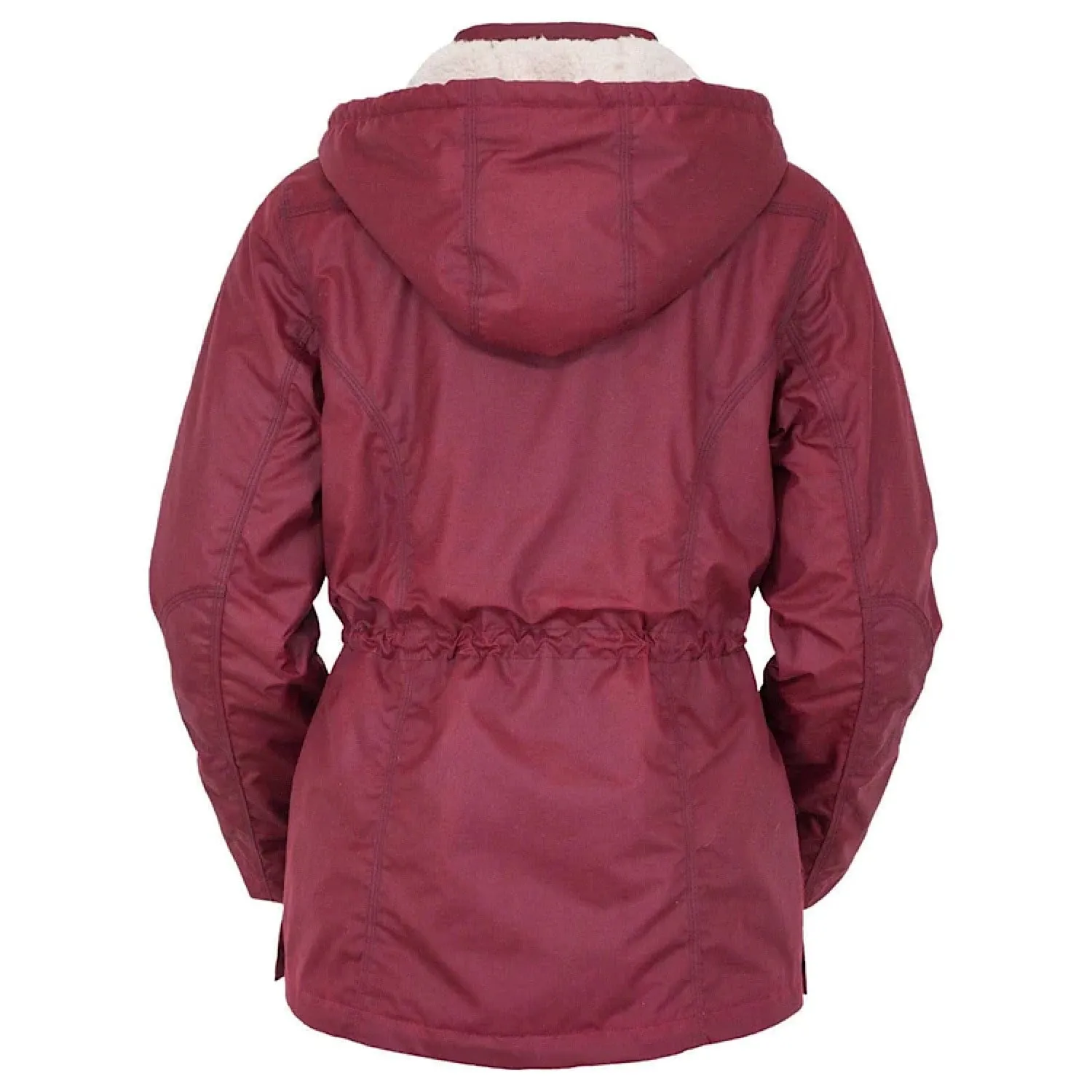 Outback Trading Womens Adelaide Oilskin Jacket Berry