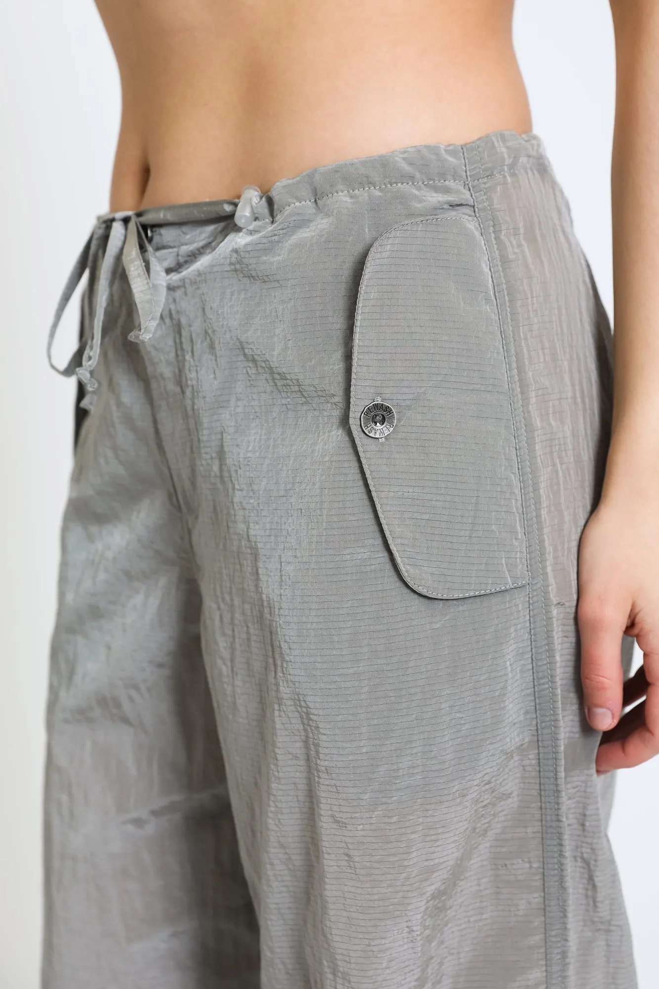 PARACHUTE PANT - SILVER