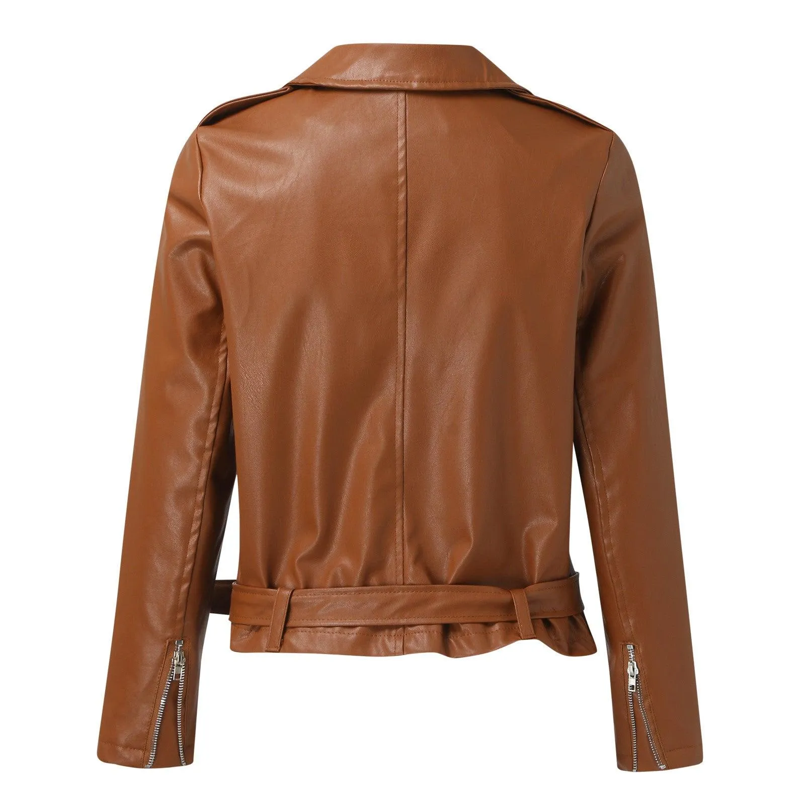 Plus Size 5XL Faux Leather Jacket Women Casual PU Loose Motorcycle Jackets Female Chic Short Jacket Coats Ladies Slim Coats