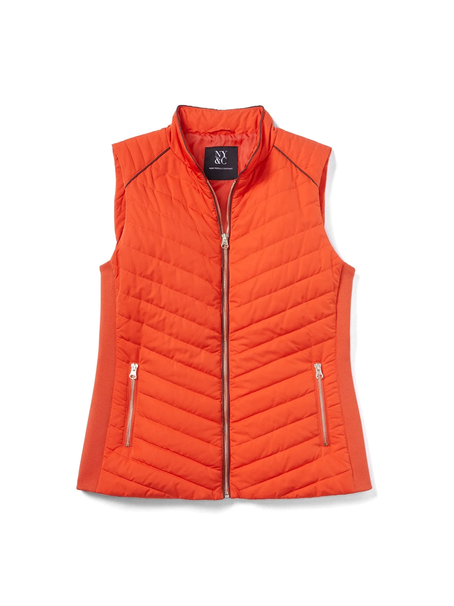 REPREVE® Piped Quilted Vest