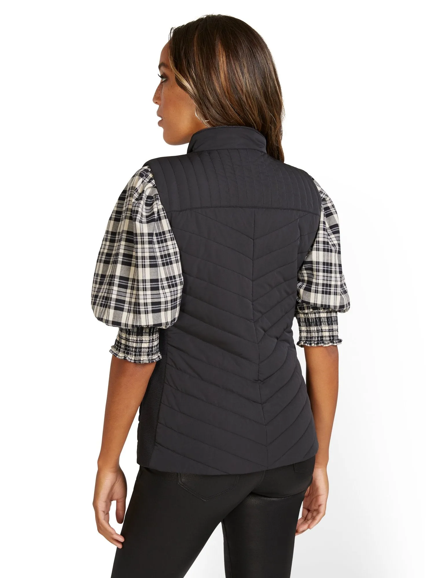 REPREVE® Piped Quilted Vest