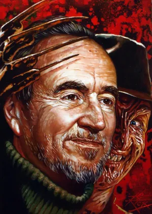 Rick Melton - Wes Craven  - Classic Horror - Art Print