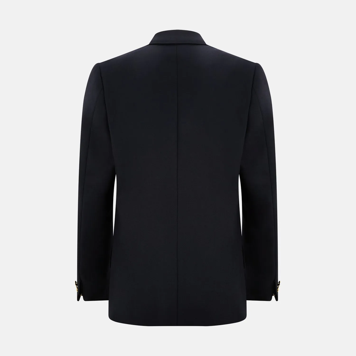 Short Navy Single Breasted Classic Blazer