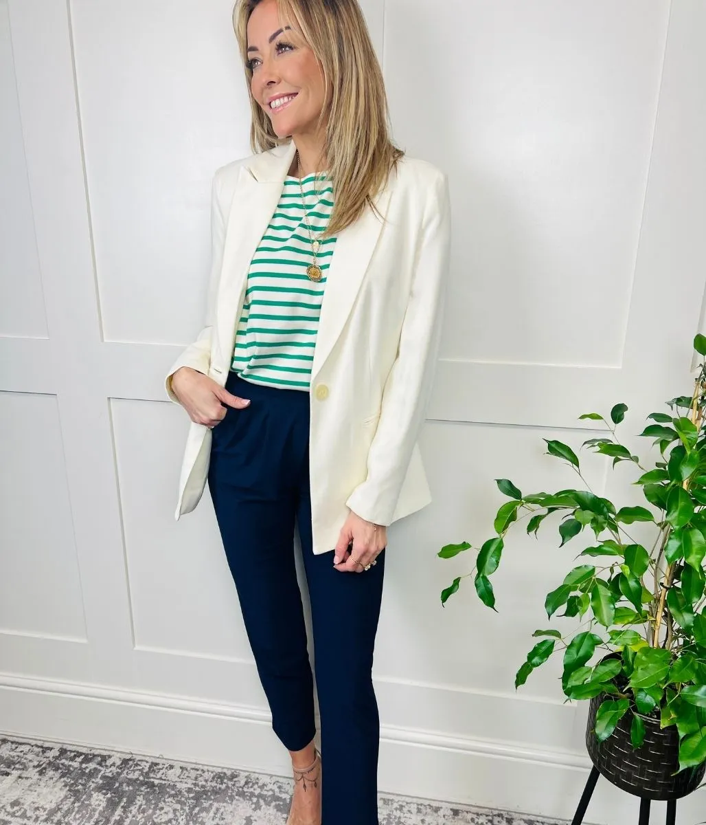 Smart Ivory Blazer