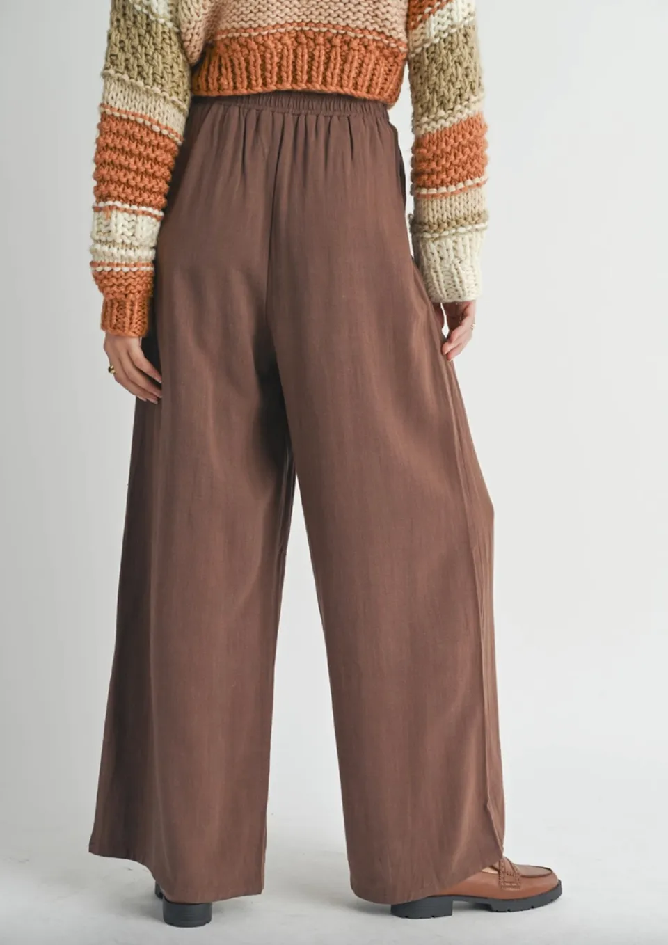 sugarloaf wide leg linen pant