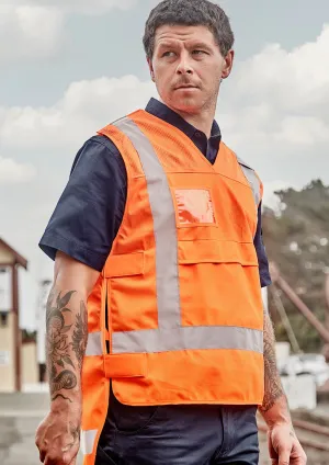 Syzmik Unisex Hi Vis NSW Rail Vest (ZV697)