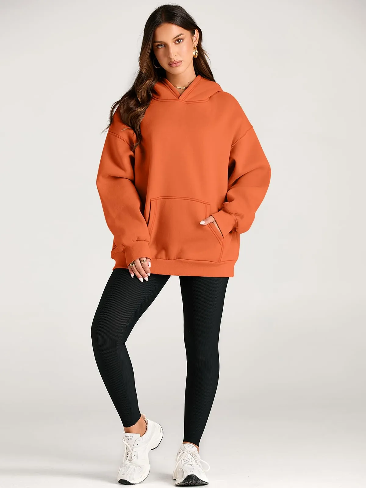 Trendy Queen Womens Oversized Hoodies Fleece Sweatshirts Long Sleeve Sweaters Pullover Fall Outfits Winter Clothes