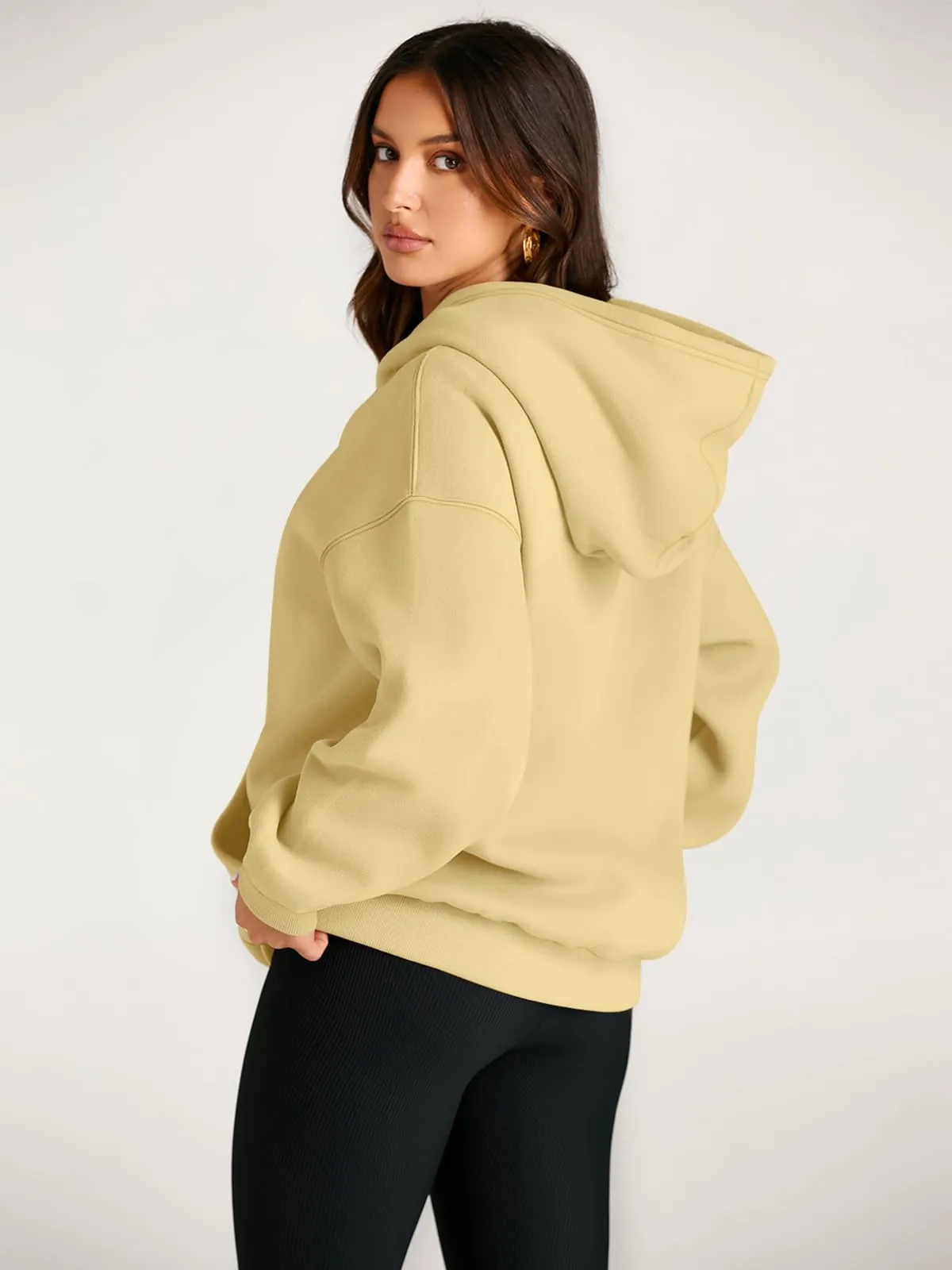 Trendy Queen Womens Oversized Hoodies Fleece Sweatshirts Long Sleeve Sweaters Pullover Fall Outfits Winter Clothes