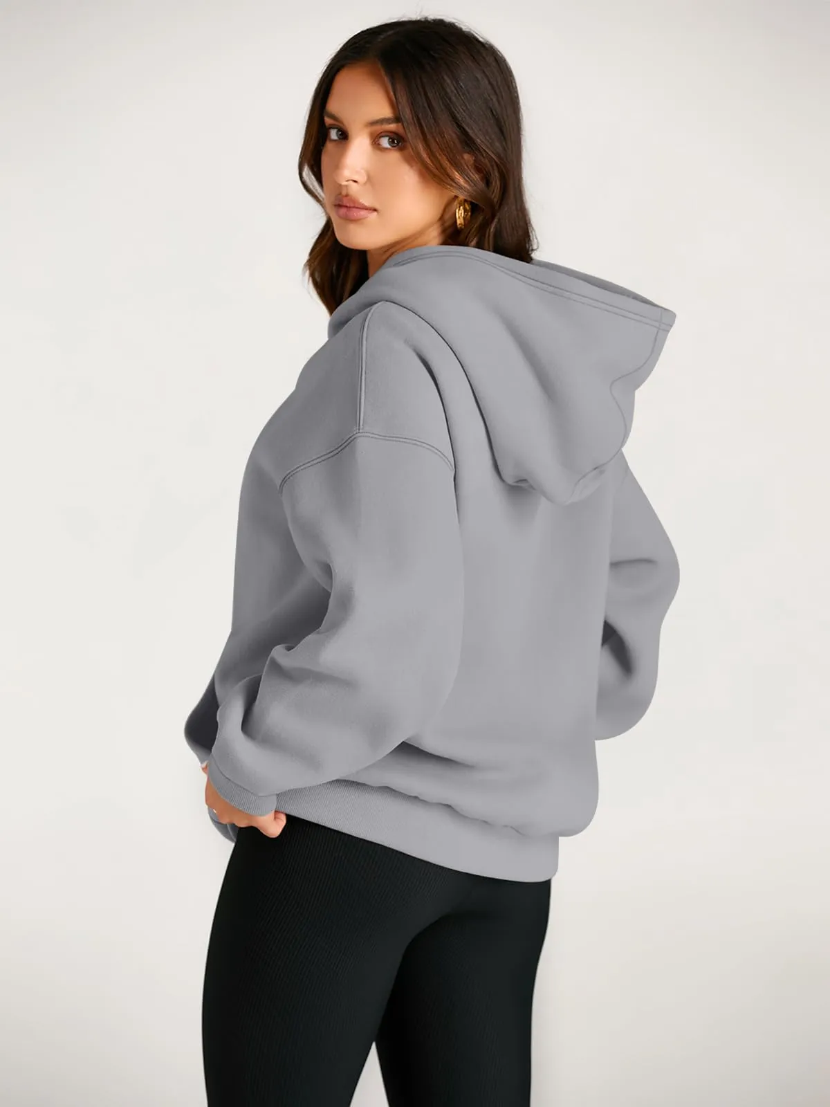 Trendy Queen Womens Oversized Hoodies Fleece Sweatshirts Long Sleeve Sweaters Pullover Fall Outfits Winter Clothes