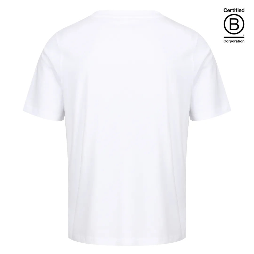 White classic fit cotton T-shirt