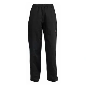 Winco UNF-2KM Chef Pants, Black, Medium