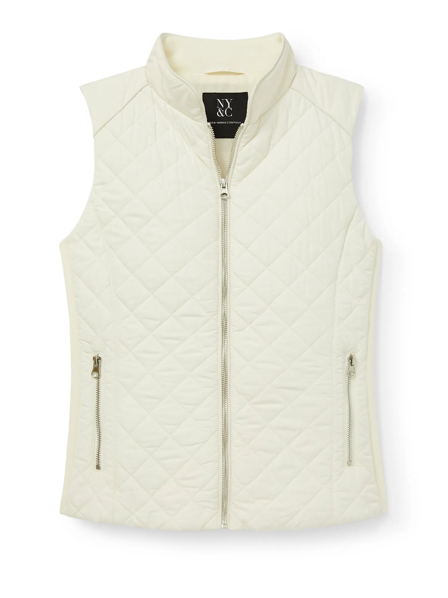 Zip-Front Quilted Vest